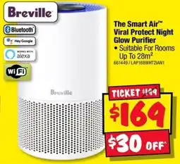 JB Hi-Fi Breville The Smart Air Viral Protect Night Glow Purifier offer