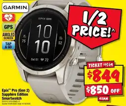 JB Hi-Fi Garmin Epix Pro (Gen 2) Sapphire Edition Smartwatch offer