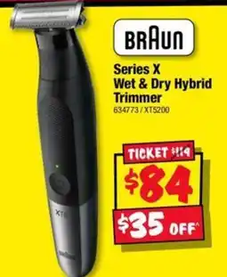 JB Hi-Fi Braun Series X Wet & Dry Hybrid Trimmer offer