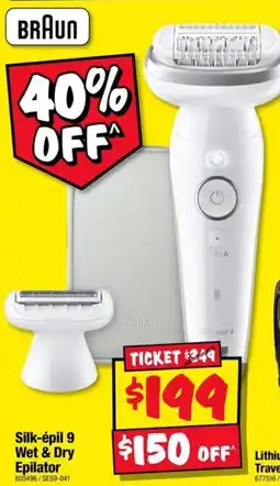 JB Hi-Fi Braun Silk-épil 9 Wet & Dry Epilator offer