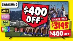 JB Hi-Fi Samsung TV offer