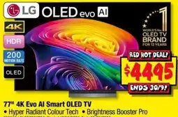 JB Hi-Fi LG 77" 4K Evo AI Smart OLED TV offer