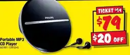 JB Hi-Fi Philips Portable MP3 CD Player offer