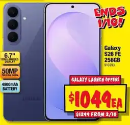 JB Hi-Fi Galaxy S26 FE offer