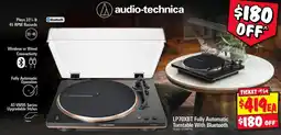 JB Hi-Fi audio-technica LP70XBT Fully Automatic Turntable With Bluetooth offer