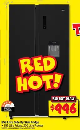 JB Hi-Fi 559 Litre Side By Side Fridge offer