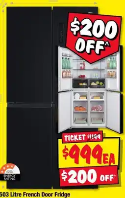 JB Hi-Fi 503 Litre French Door Fridge offer