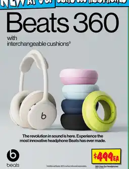 JB Hi-Fi Beats 360 with interchangeable cushions offer