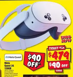 JB Hi-Fi Meta Quest 3S 128GB offer