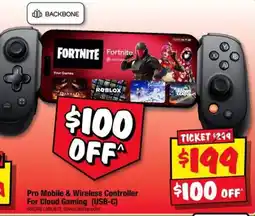JB Hi-Fi Backbone Pro Mobile & Wireless Controller offer