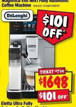 JB Hi-Fi DeLonghi Magnifica Evo Next Fully Automatic Coffee Machine offer