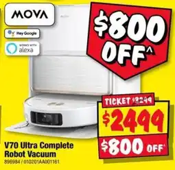 JB Hi-Fi Mova V70 Ultra Complete Robot Vacuum offer
