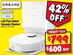 JB Hi-Fi Dreame L40 Plus Robot Vacuum Cleaner offer