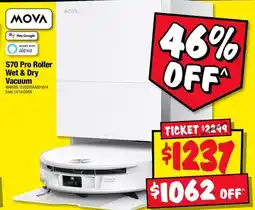 JB Hi-Fi Mova S70 Pro Roller Wet & Dry Vacuum offer