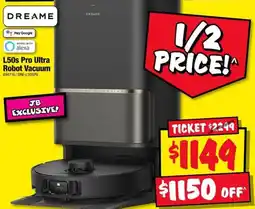 JB Hi-Fi Dreame L50s Pro Ultra Robot Vacuum offer