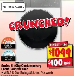 JB Hi-Fi Fisher & Paykel Series 5 10kg Contemporary Front Load Washer offer