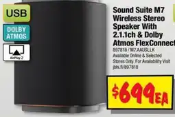 JB Hi-Fi Sound Suite M7 Wireless Stereo Speaker offer