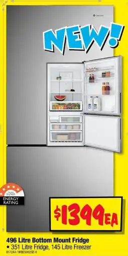 JB Hi-Fi 496 Litre Bottom Mount Fridge offer