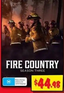 JB Hi-Fi Fire Country Season Three offer