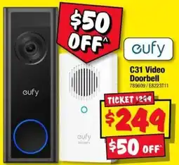 JB Hi-Fi eufy C31 Video Doorbell offer