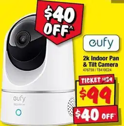 JB Hi-Fi eufy 2k Indoor Pan & Tilt Camera offer