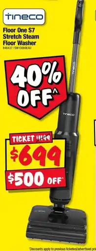 JB Hi-Fi Tineco Floor One S7 Stretch Steam Floor Washer offer