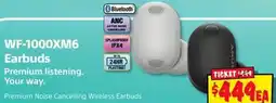 JB Hi-Fi Sony WF-1000XM6 Earbuds offer