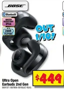 JB Hi-Fi Bose Ultra Open Earbuds 2nd Gen offer