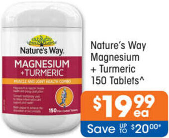 Good Price Pharmacy Nature's Way Magnesium + Turmeric offer