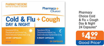 Good Price Pharmacy Pharmacy Choice Cold & Flu + Cough Day & Night offer