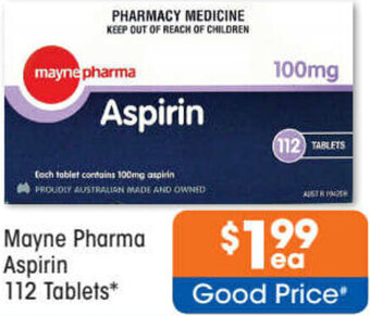 Good Price Pharmacy Mayne Pharma Aspirin 112 Tablets offer