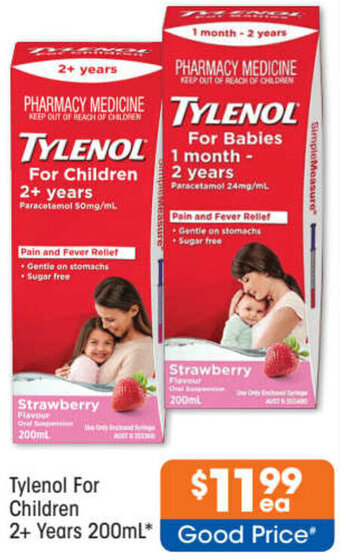 Tylenol For Children 2+ Years 200ml
