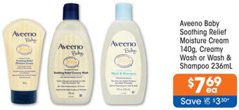 Good Price Pharmacy Aveeno Baby Soothing Relief Moisture Cream 140g offer