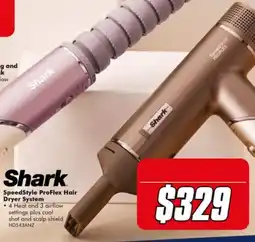 The Good Guys Shark SpeedStyle ProFlex Hair Dryer System offer