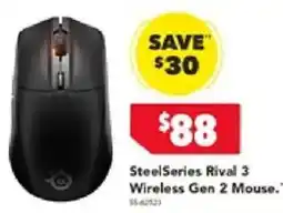 Harvey Norman SteelSeries Rival 3 Wireless Gen 2 Mouse offer