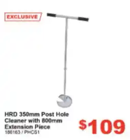 Total Tools HRD 350mm Post Hole Cleaner with 800mm Extension Piece offer