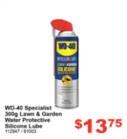 Total Tools WD-40 Specialist Lawn & Garden Water Protective Silicone Lube offer