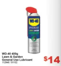 Total Tools WD-40 Lawn & Garden General Use Lubricant offer