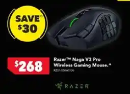 Harvey Norman Razer Naga V3 Pro Wireless Gaming Mouse offer