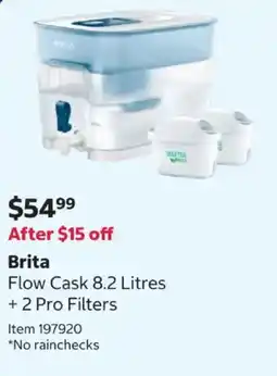 Costco Brita Flow Cask 8.2 Litres offer