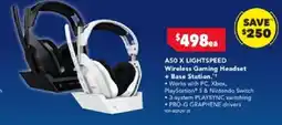 Harvey Norman A50 X LIGHTSPEED Wireless Gaming Headset + Base Station offer