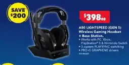 Harvey Norman A50 LIGHTSPEED (GEN 5) Wireless Gaming Headset offer