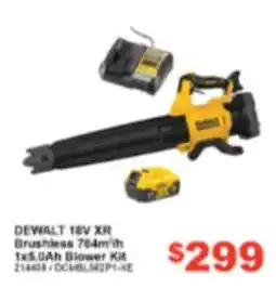 Total Tools DeWalt 18V XR Brushless 764m³/h Blower Kit offer
