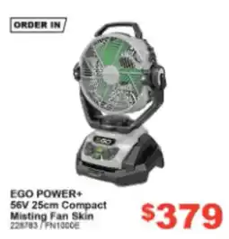 Total Tools Ego Power+ 56V 25cm Compact Misting Fan Skin offer