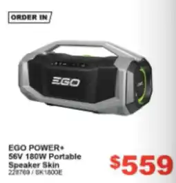 Total Tools EGO POWER+ 56V 180W Portable Speaker Skin offer