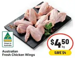 IGA Australian Fresh Chicken Wings offer