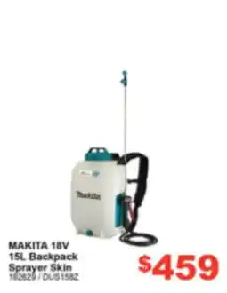 Total Tools Makita 18V 15L Backpack Sprayer Skin offer