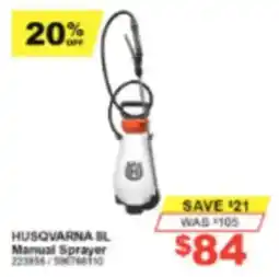 Total Tools Husqvarna 8L Manual Sprayer offer