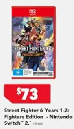 Harvey Norman Street Fighter 6 Years 1-2: Fighters Edition - Nintendo Switch offer