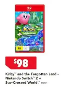 Harvey Norman Kirby and the Forgotten Land - Nintendo Switch offer